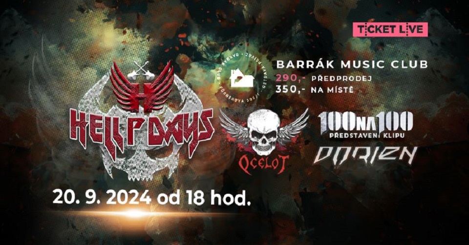 První letošní klubový koncert pořádá tým organizátorů festivalu HELLPDAYS v ostravském Barráku