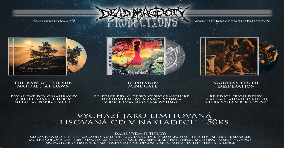 Tři fajnové tituly vyšly u Dead Maggoty Productions!