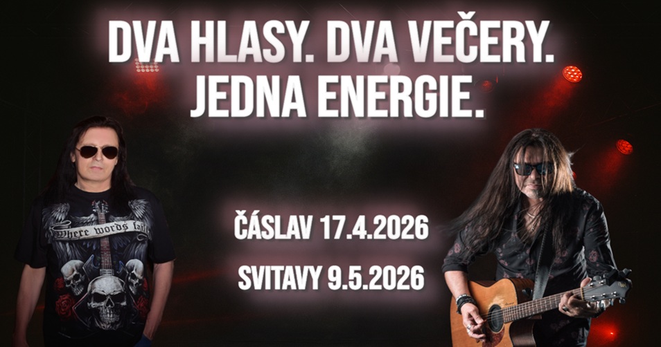 Dvě české rockové legendy spojí síly ve dvou výjimečných večerech