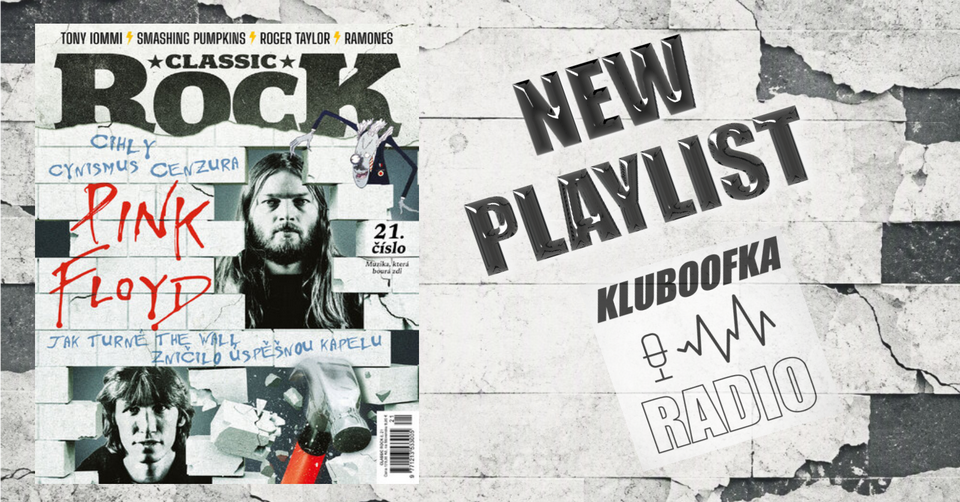 Classic Rock č. 21: Pink Floyd, Tony Iommi, Roger Taylor, Ramones i Taylor Momsen. Speciální playlist vysílá Rádio Kluboofka každý den