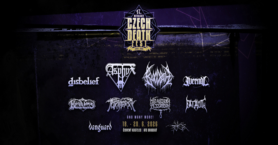 Metalgate Czech Death Fest 2026: Výroční nálož a nová jména v line-upu
