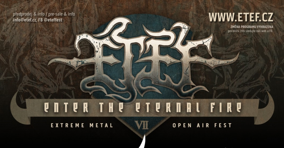 ETEF 2022 (22.-23. 7. 2022) oznamuje: MARTWA AURA, RAGEHAMMER, SELF-HATRED a TAEDIFER