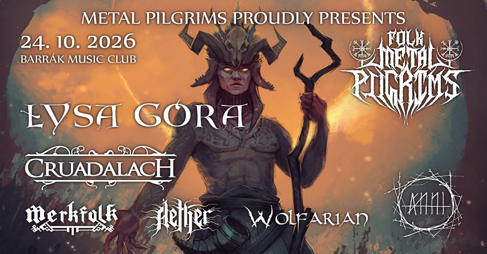 Festival Folk Metal Pilgrims již v sobotu 24. října! Vystoupí 6 kapel, které publiku nabídnou nejrůznější podoby folk metalu