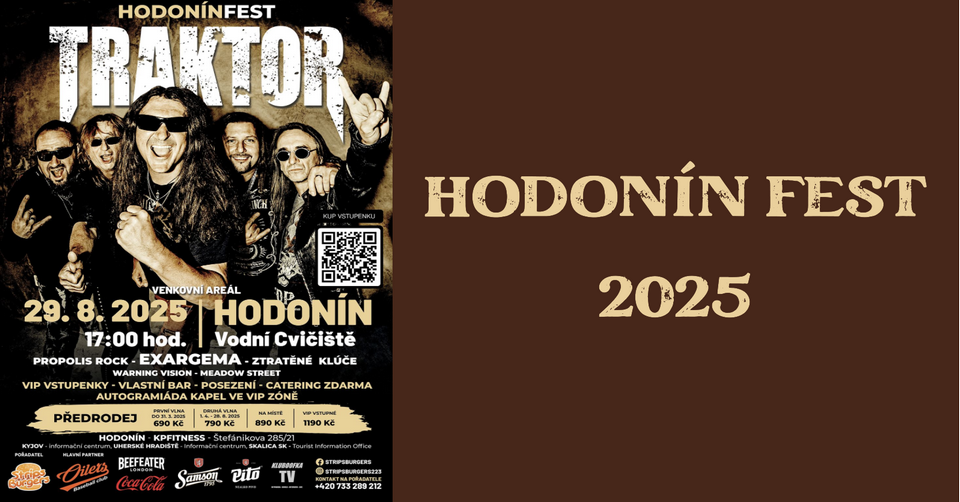 HODONÍNFEST 2025 – Rocková noc plná emocí, energie a poctivé muziky