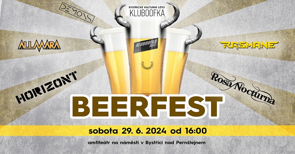 Pivo a rock v Bystřickém amfíku bez vstupného