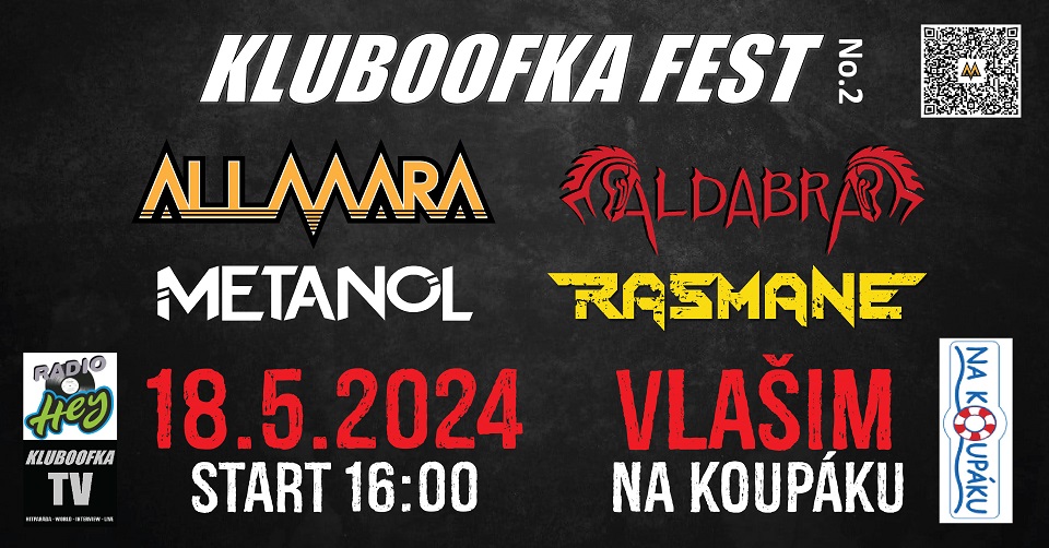 KLUBOOFKA FEST 2024 otřese Vlašimí v základech.