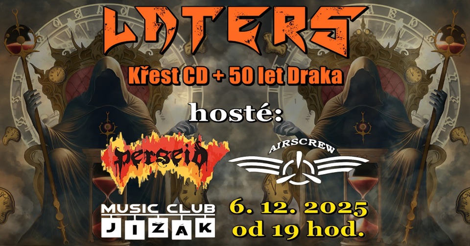 LATERS v pořadu KLUBOOFKA INTERVIEW: Pozvánka na křest nového CD Vládce Čas