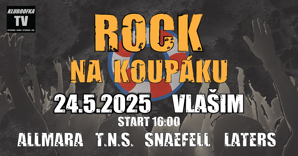 Rock na Koupáku 2025: Vlašim zažije bouři rockových riffů!