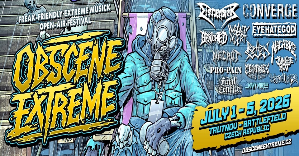 Obscene Extreme 2026 se blíží, brány Bojiště se vyvoleným otevřou i jen na jeden den už za tři týdny