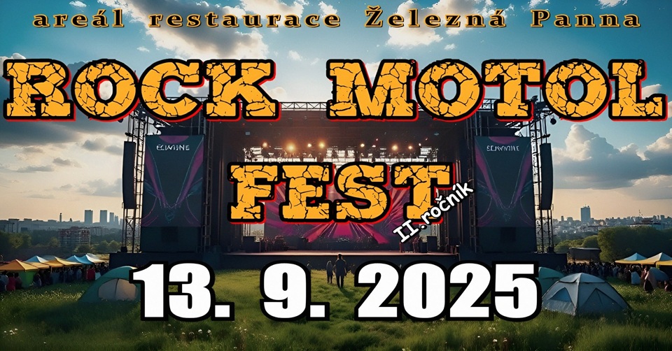 ROCK MOTOL FEST 2025 – Rock-metalový Open Air Festival v Praze