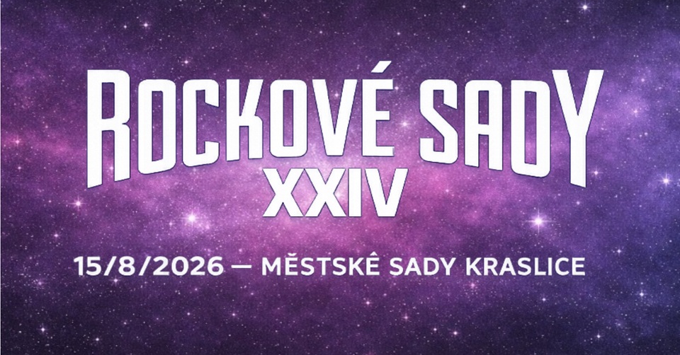 Rockové Sady XXIV přivezou do Kraslic silný line up a hlavní hvězdu Michala Pavlíčka