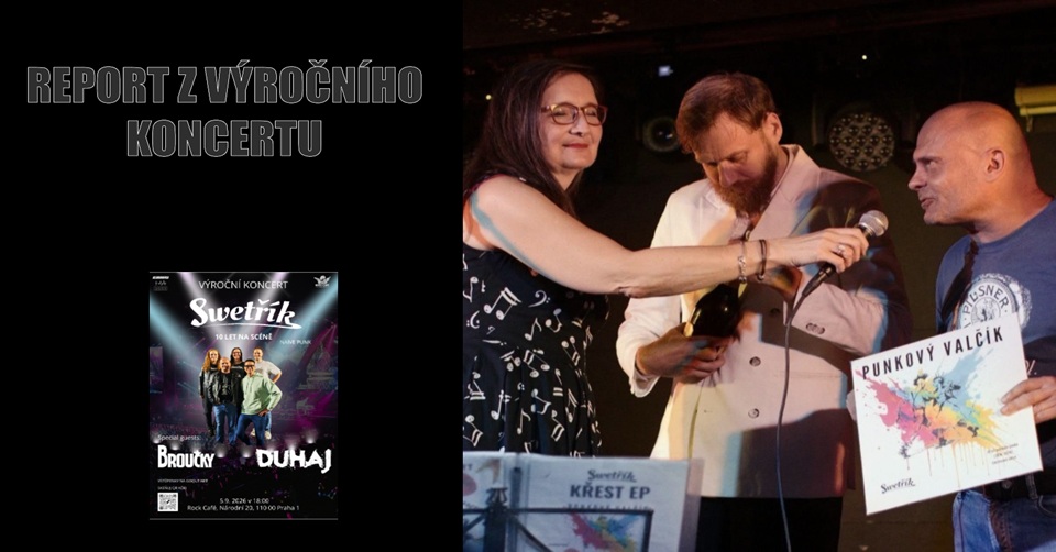 Swetřík pokřtil LP Punkový valčík a ukázal sílu naivního punku