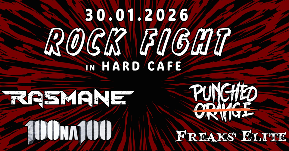 Rock Fight 2026: Hard Cafe čeká večer plný energie, barev a poctivého rocku