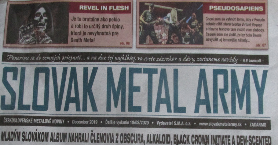 Dědkova pocta Slovak Metal Army