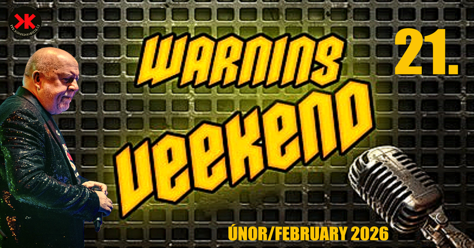 Warning Veekend únor 2026: Zdeněk Hejduk a Jirka Růžek ve speciálním rockovém vydání