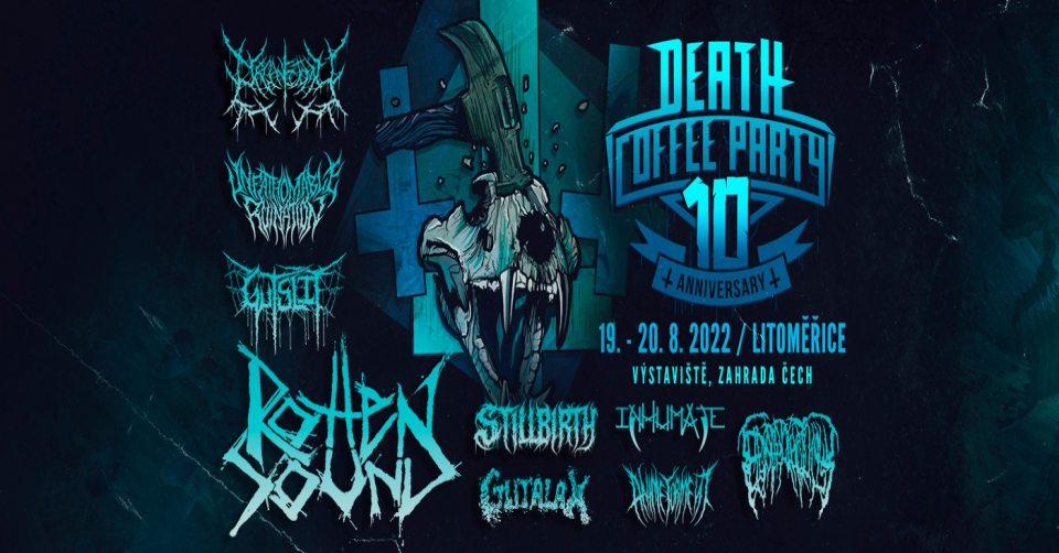 Hudební festival Death Coffee Party slaví 10 let a oznamuje kompletní line - up letošního ročníku