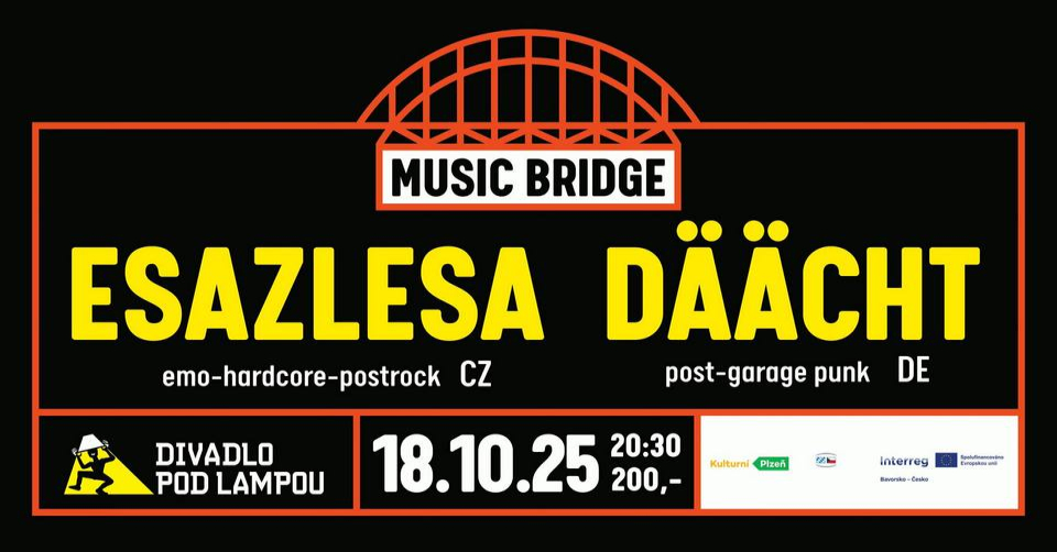 Hudební most pokračuje: ESAZLESA a DÄÄCHT propojí Plzeň a Regensburg
