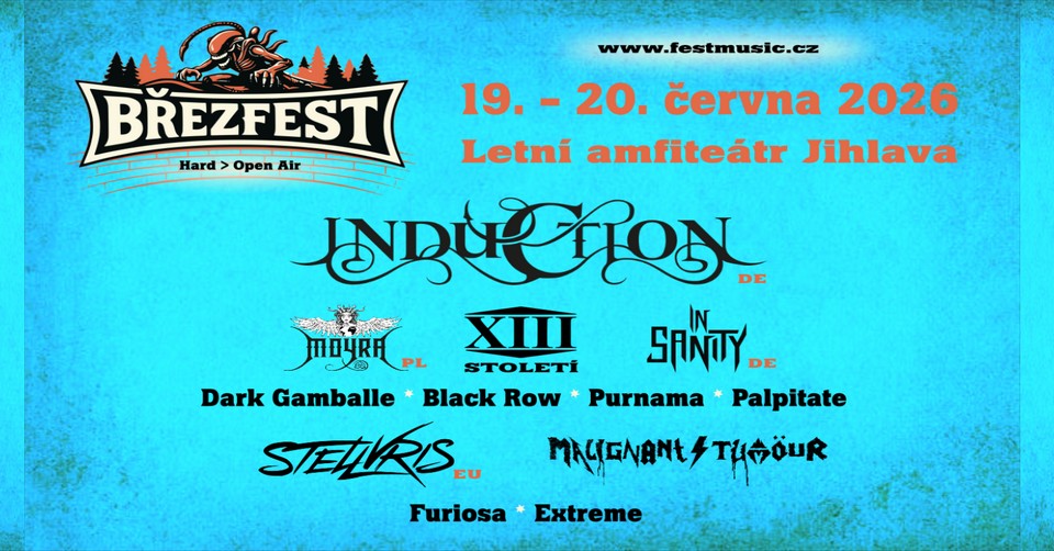 Březfest 2026: dvoudenní metalový open air v Jihlavě s evropským přesahem