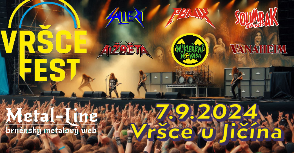 VRŠCE FEST 2024 – Pořádnej hudební festival slaví pět let